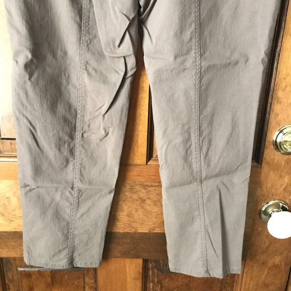 FINAL DAY - FINAL PRICE - Style & Co. Brown Pull-On Cropped Pants Medium/Short - Picture 8 of 9